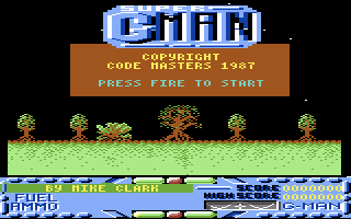 Super G-man screenshot 3 for Commodore 64